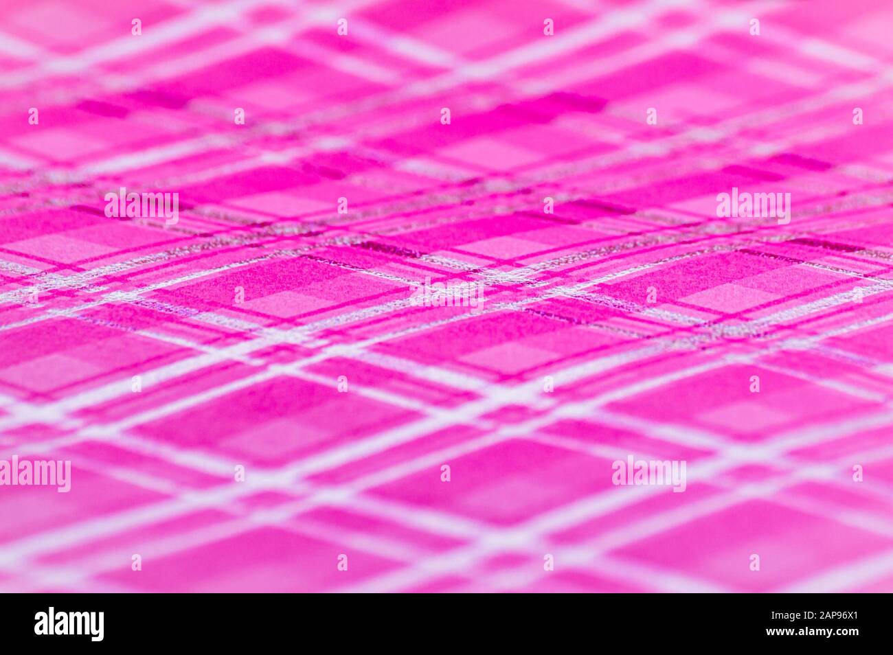 Pink and silver plaid. Background graphic Stock Photo