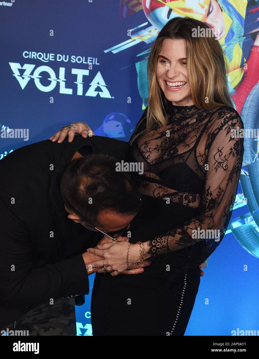 Los Angeles, California, USA. 21st Jan, 2020. Rachel McCord and Husband