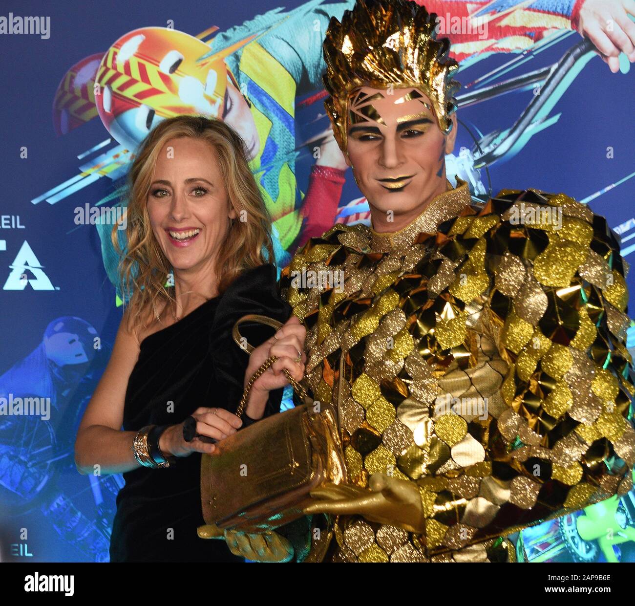 Los Angeles, California, USA. 21st Jan, 2020. Kim Raver and Mr Wow