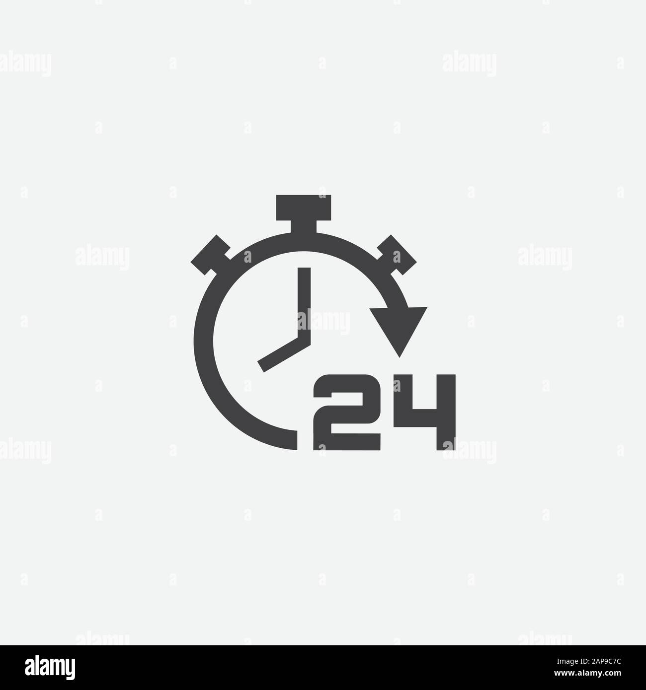 24 hours online vector icon, 24h support icon, Non stop working shop or  service symbol, 24h Flat icon vector illustration Stock Vector Image & Art  - Alamy