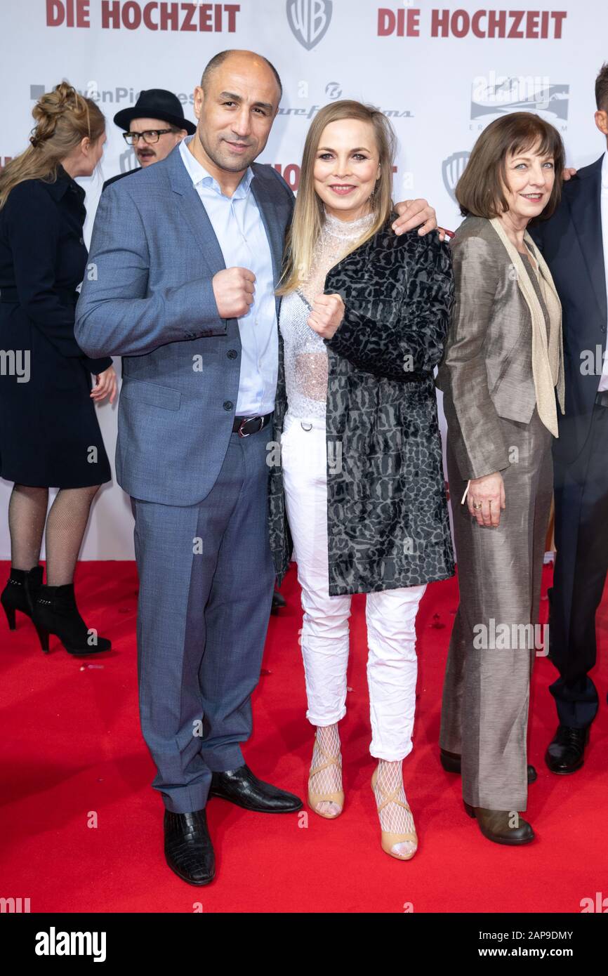 Arthur Abraham und Regina Halmich bei der Weltpremiere des Kinofilms