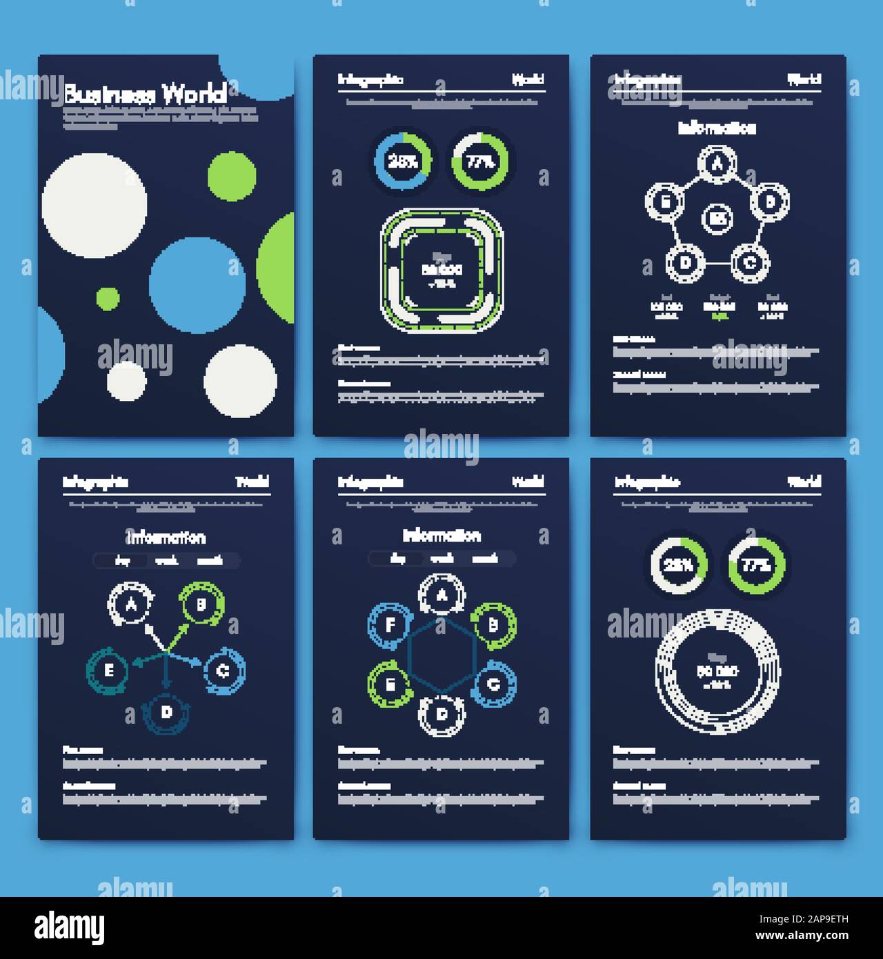 Modern infographic vector elements for business brochures. Use in ...