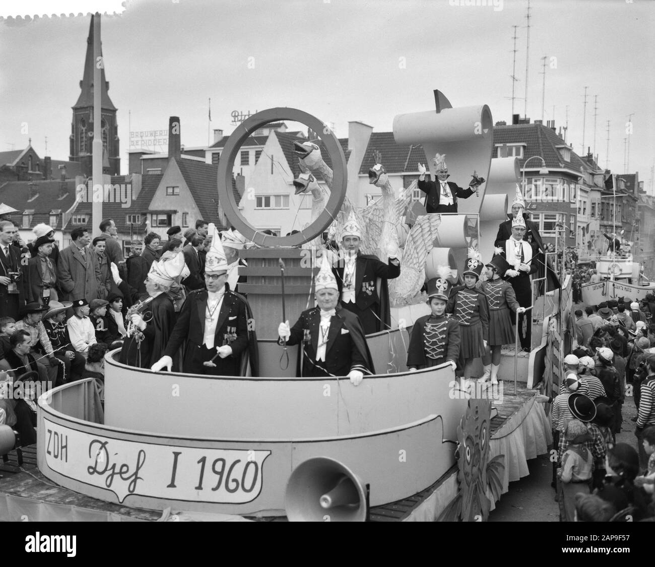 Carnival paraprocession in Maastricht Date: February 12, 1961 Location: Maastricht Keywords: parades Stock Photo