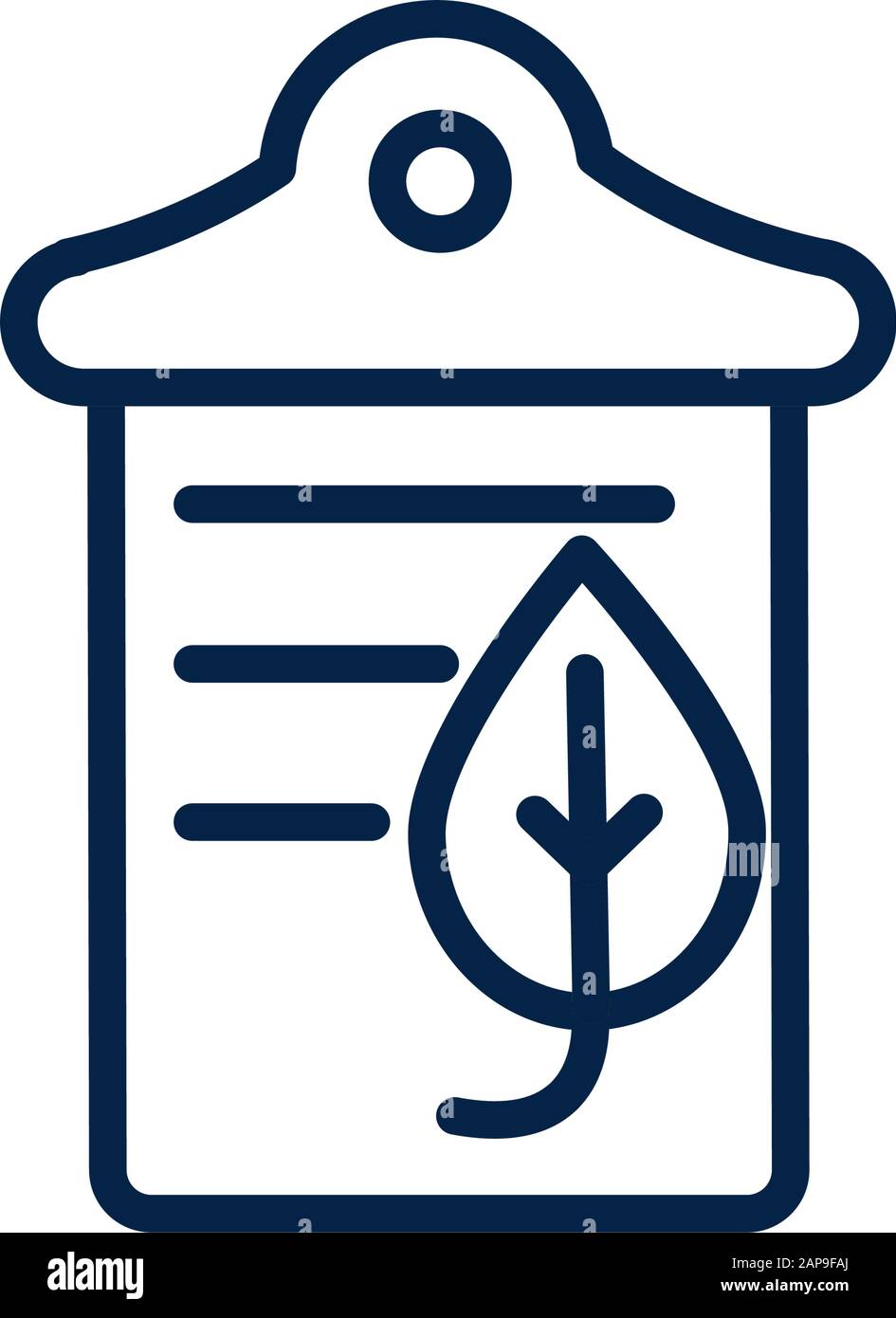 paper recycle ecology environment icon linear vector illustration Stock ...