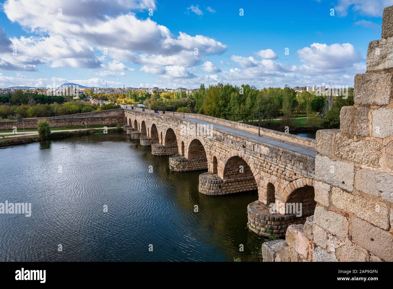 Historical Bridge, built by the Romans. It is the longest surviving