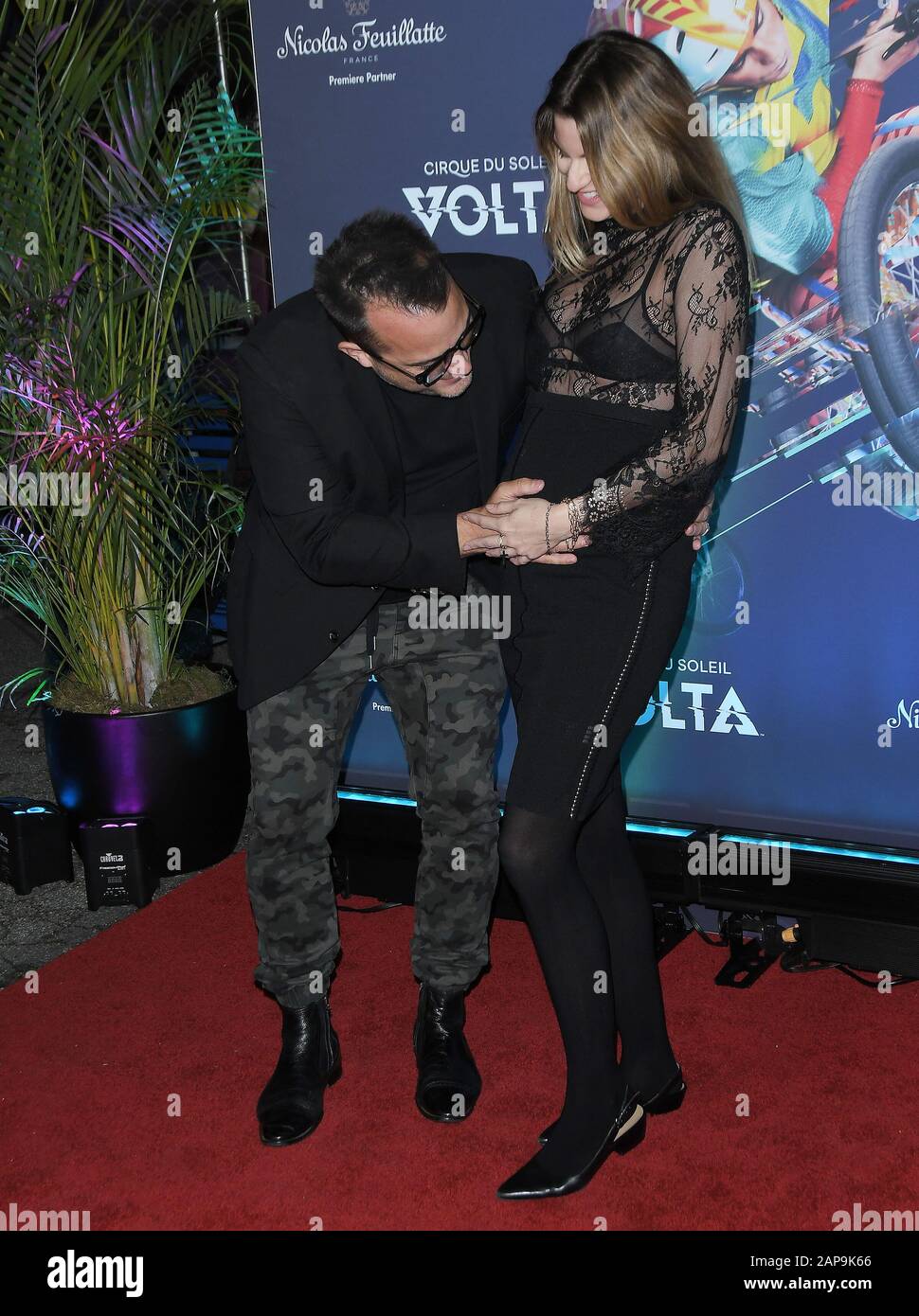 Los Angeles, USA. 21st Jan, 2020. (L-R) Rick Schirmer and Rachel McCord