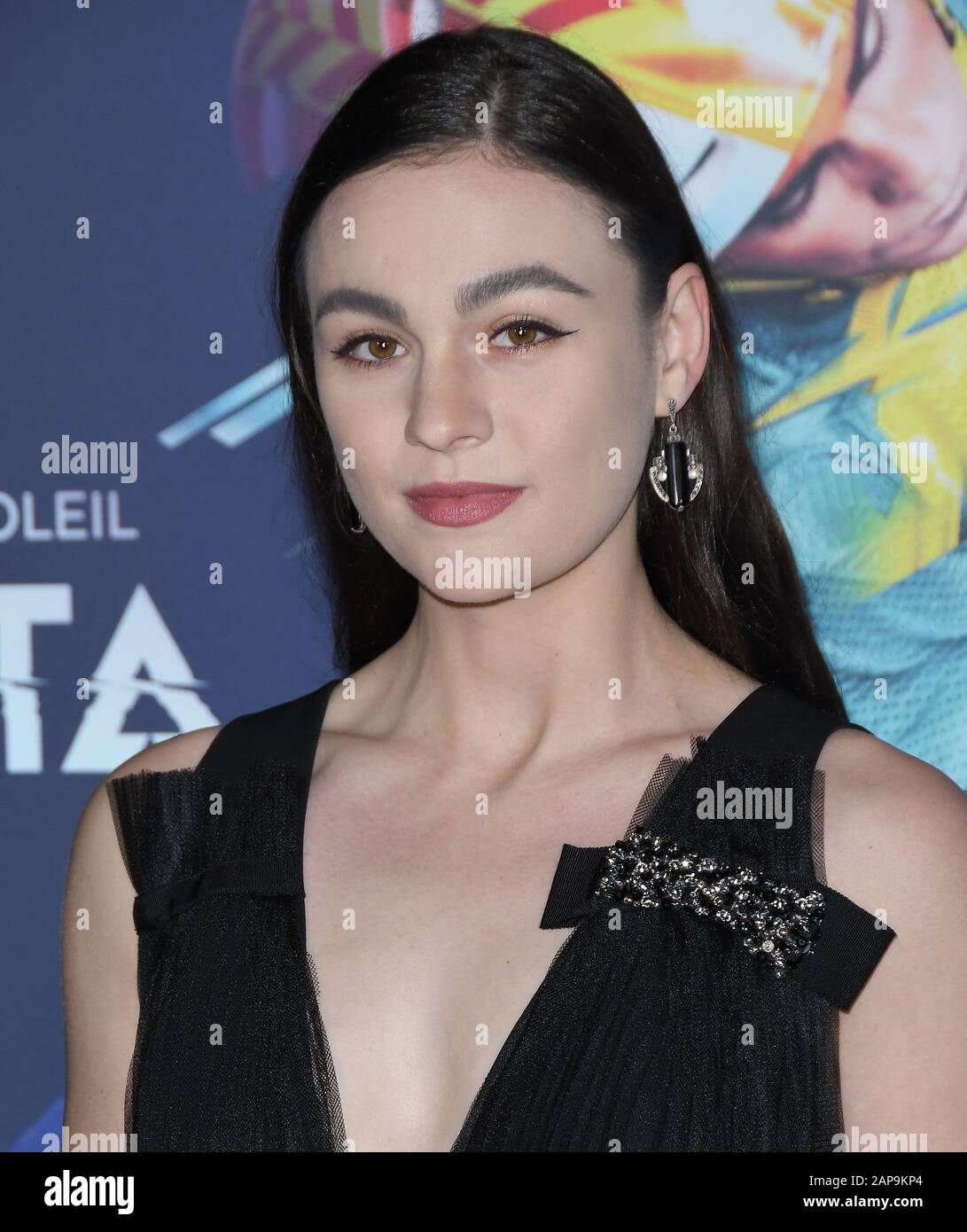 Los Angeles, USA. 21st Jan, 2020. Sophie Skelton arrives at the Cirque