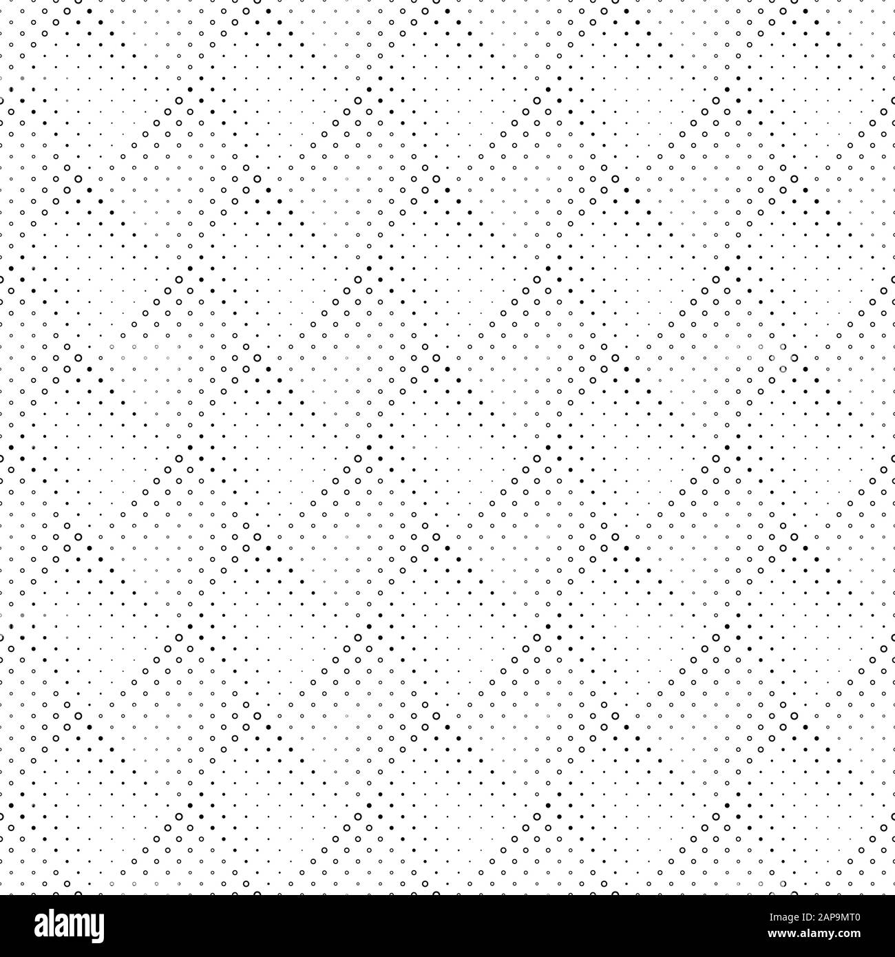 Seamless geometrical circle pattern background - black and white ...