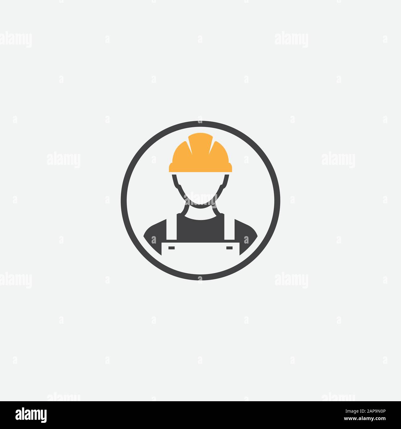 Builder man icon hi-res stock photography and images - Alamy