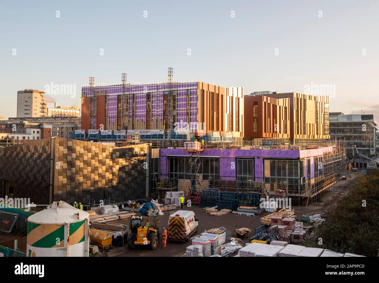 Construction of the new Nottingham College Hub in Nottingham City South