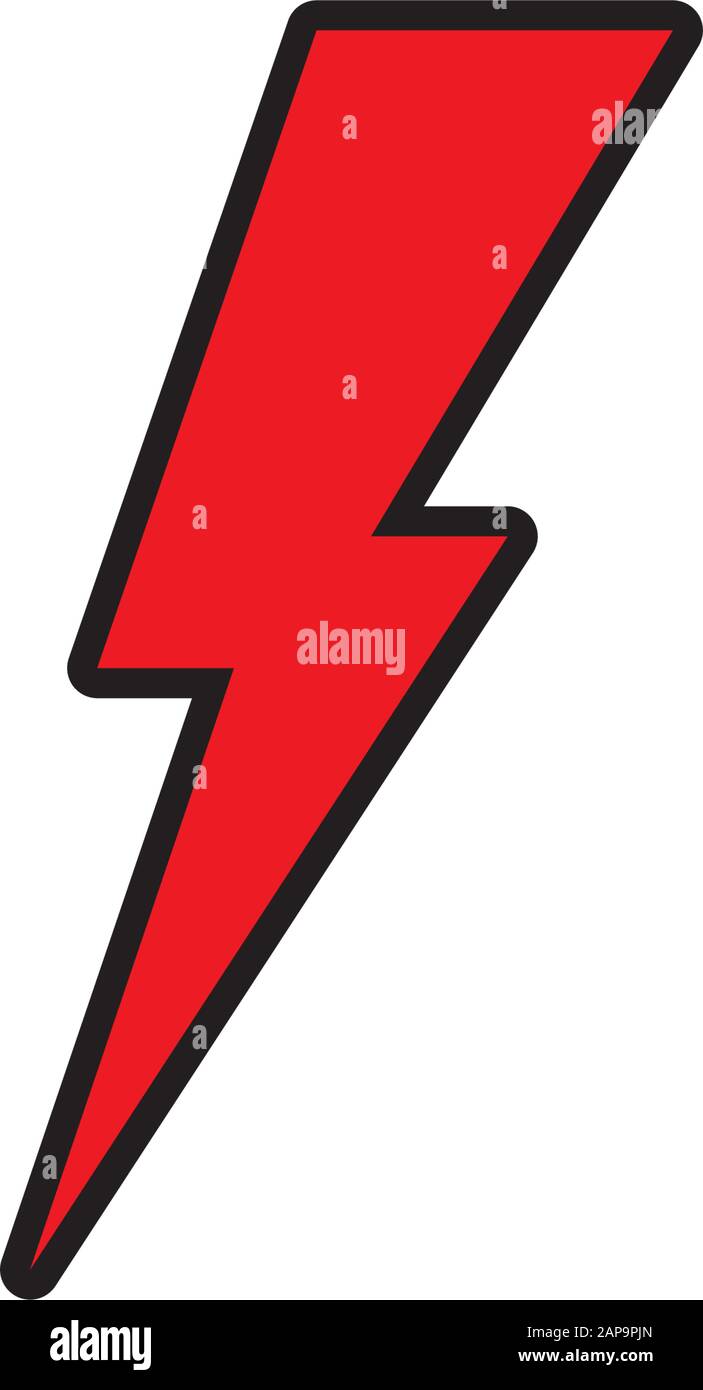 Lightning bolt flash thunderbolt icons vectors Stock Vector Image & Art ...