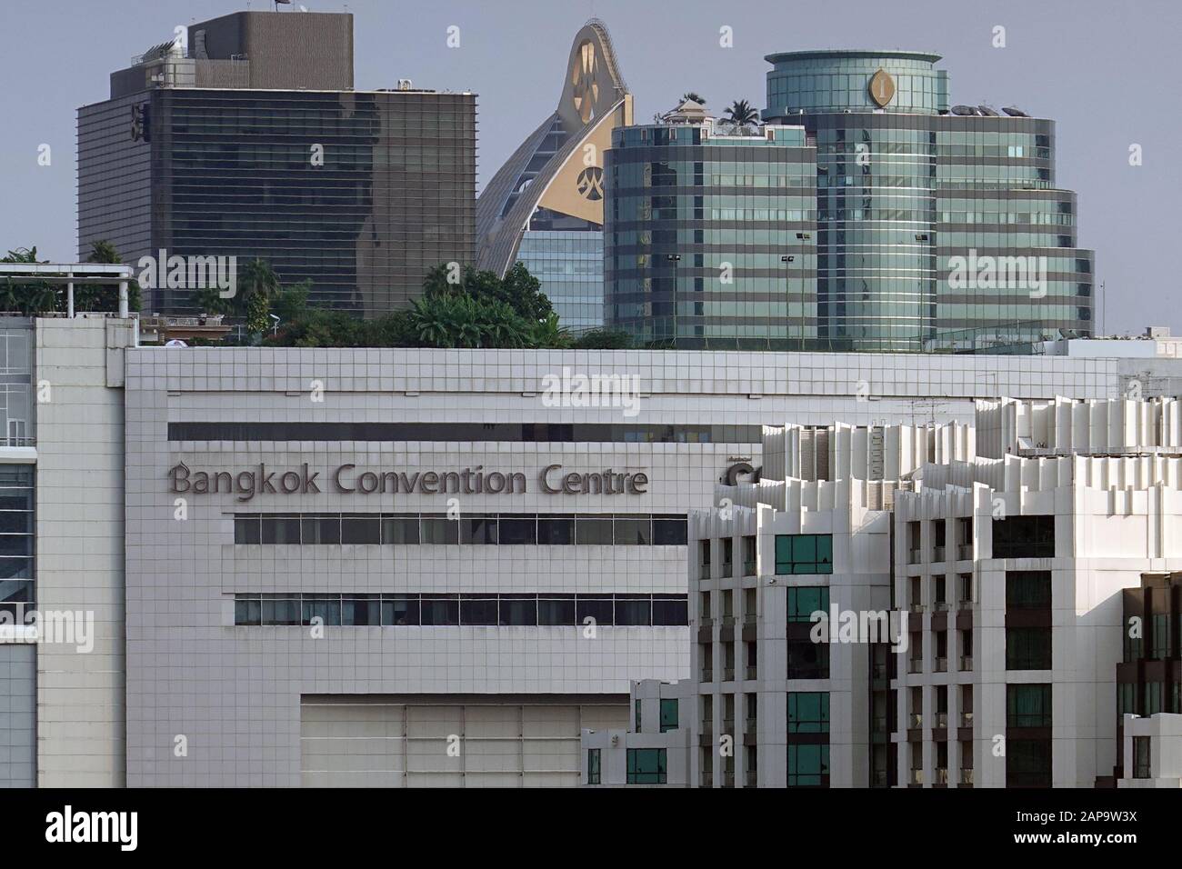 Bangkok, Thailand - December 27, 2019: Bangkok Convention Centre Stock Photo