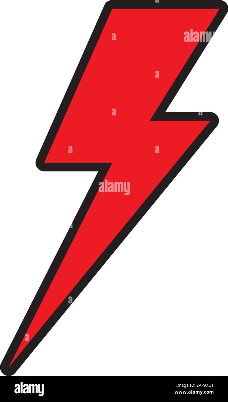 Lightning bolt flash thunderbolt icons vectors Stock Vector Image & Art ...