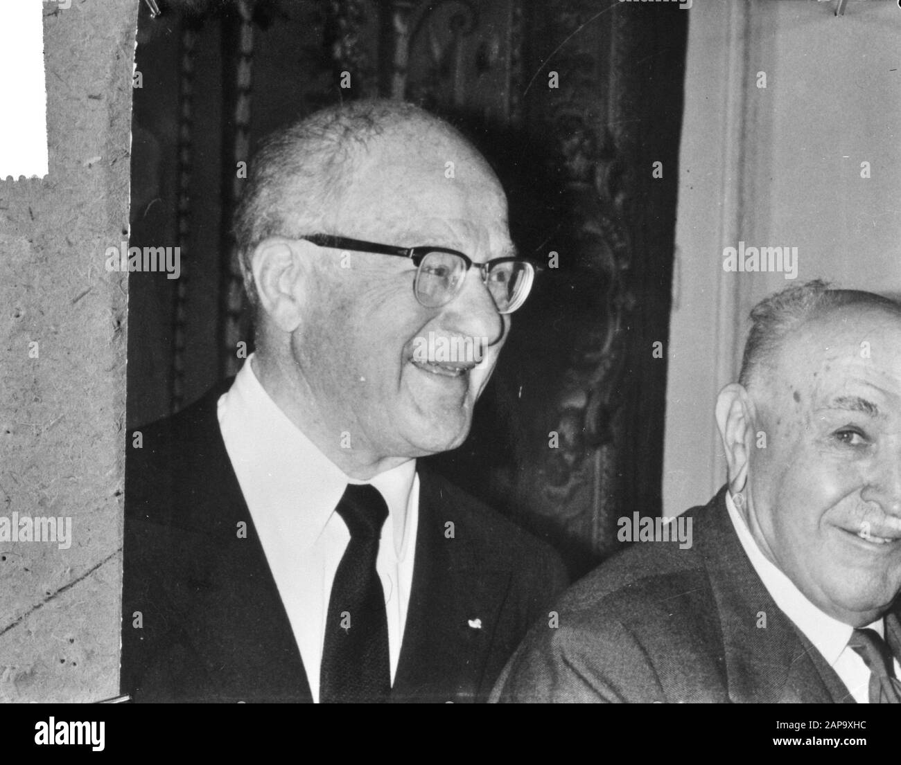 A. Brundage (Chairman of the Olympic Committee) Date: October 6, 1964 Keywords: Presidents Personal name: BRUNDAGE A. Stock Photo
