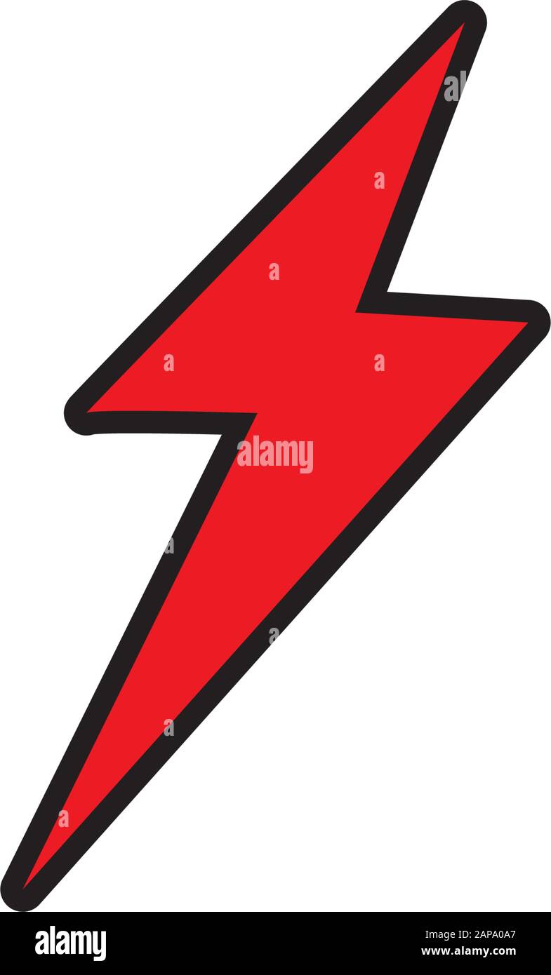 Lightning bolt flash thunderbolt icons vectors Stock Vector Image & Art ...