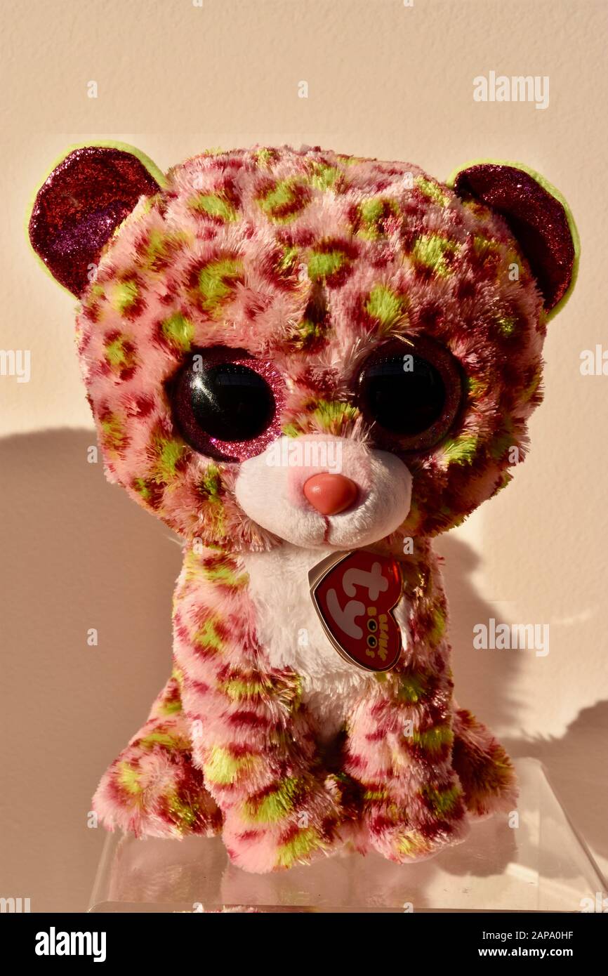 Beanie Boos. TY Stand, Toy Fair, Olympia, London. UK Stock Photo