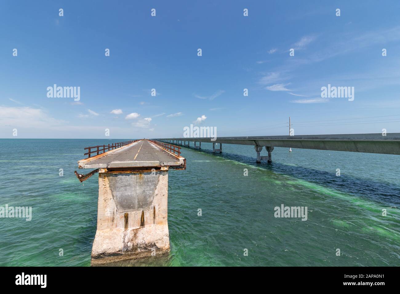 keys island florida, seven miles bridge Stock Photo Alamy