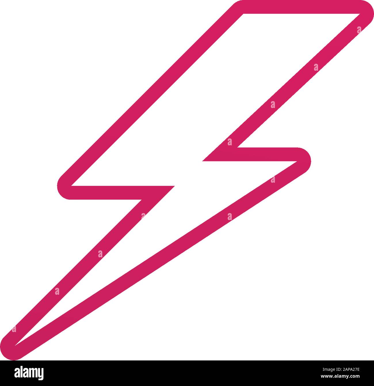 thunderbolt lightning flash Stock Vector Image & Art Alamy