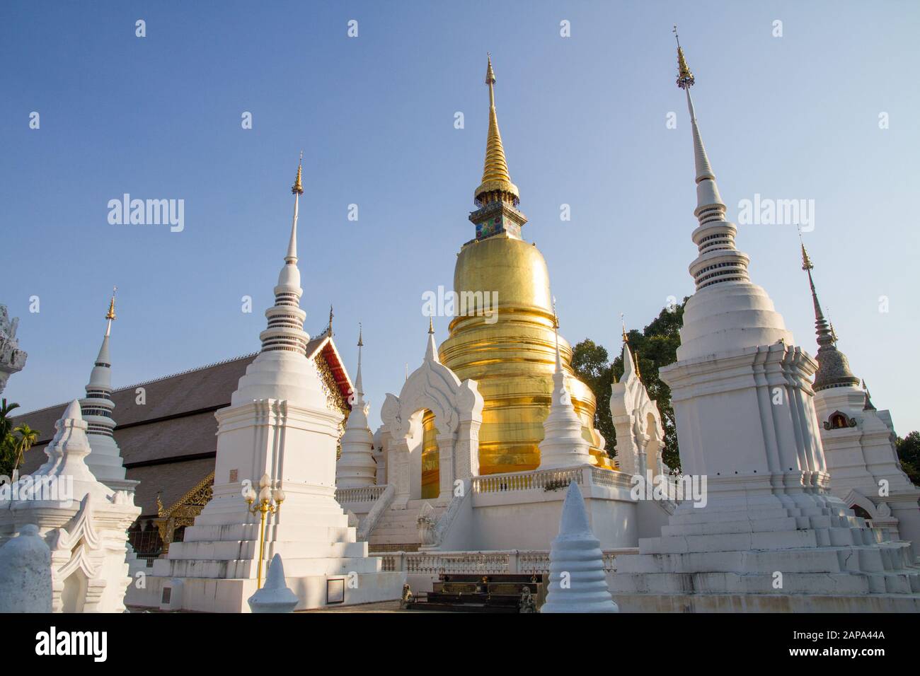 Chiang Mai temple Wat Suandok temple Thailand Thai Asia asian Stock Photo