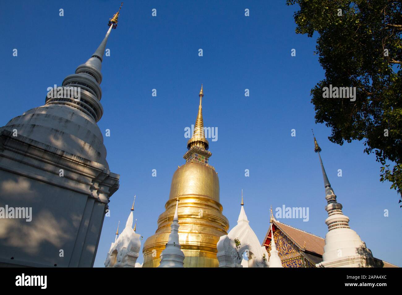 Chiang Mai temple Wat Suandok temple Thailand Thai Asia asian Stock Photo