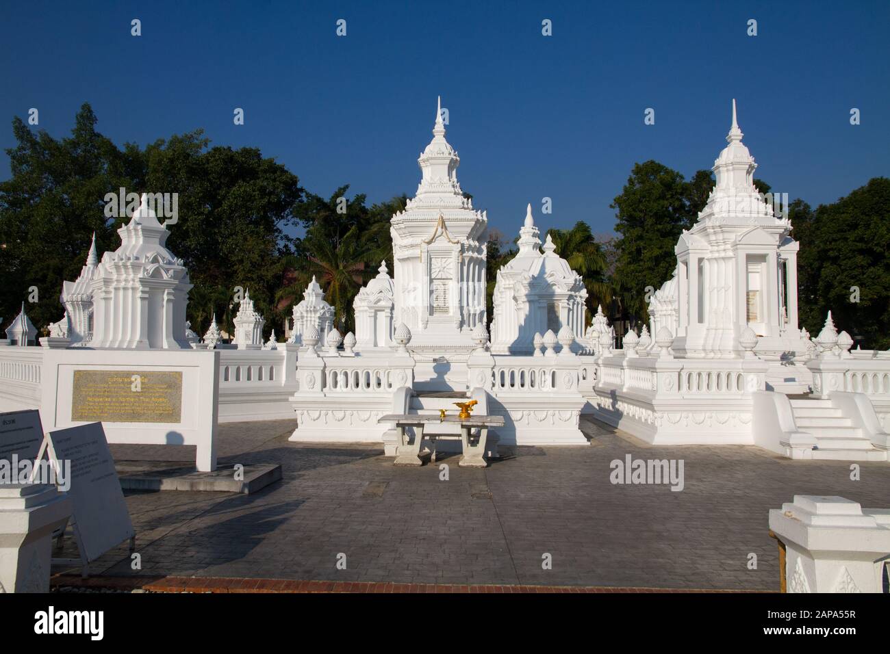 Wat Suandok temple Chiang Mai Thailand Thai Asia asian Stock Photo