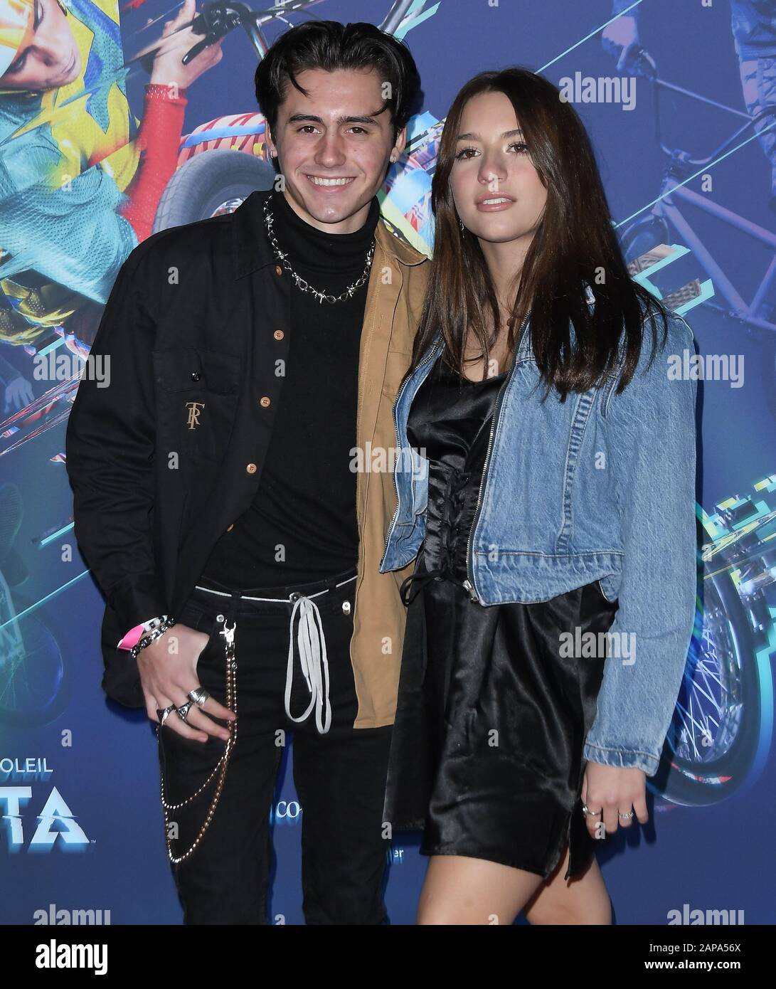 Los Angeles, USA. 21st Jan, 2020. (L-R) Isaak Presley and Mackenzie