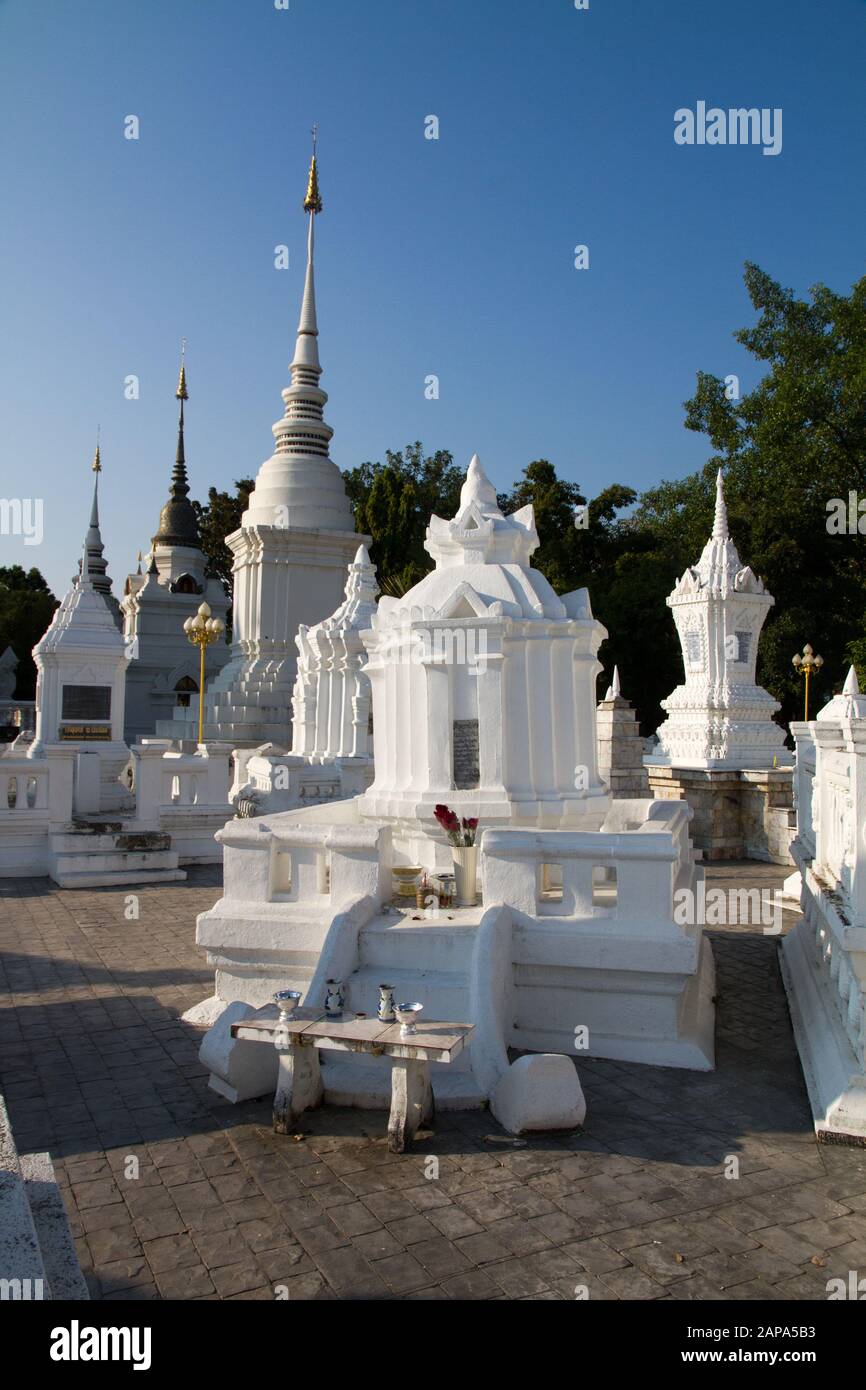 Chiang Mai temple, Wat Suandok, chiangmai Thailand Thai Asia asian Stock Photo