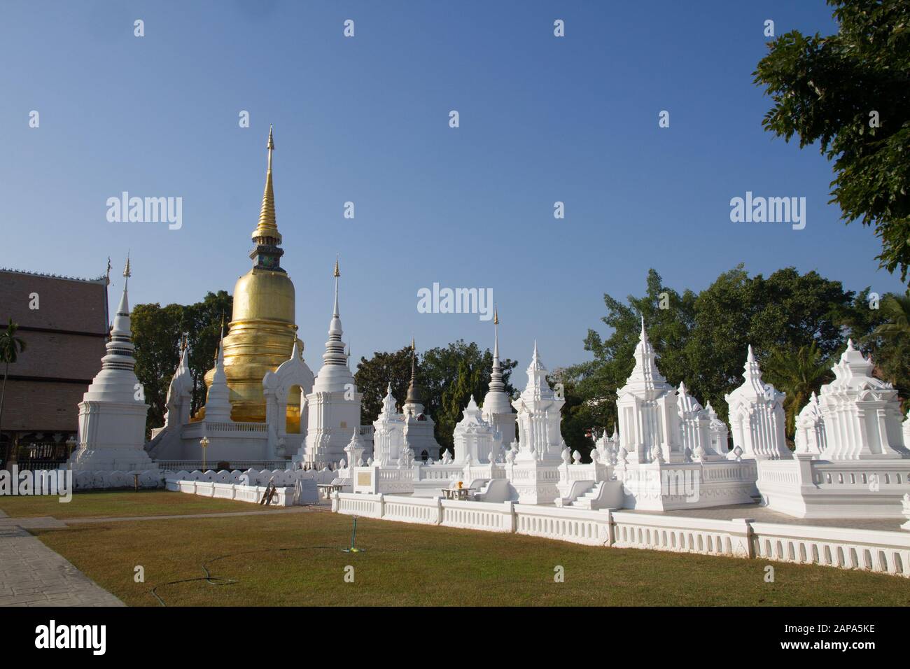 Wat Suandok temple chiang Mai chiangmai Thailand Thai Asia asian Stock Photo