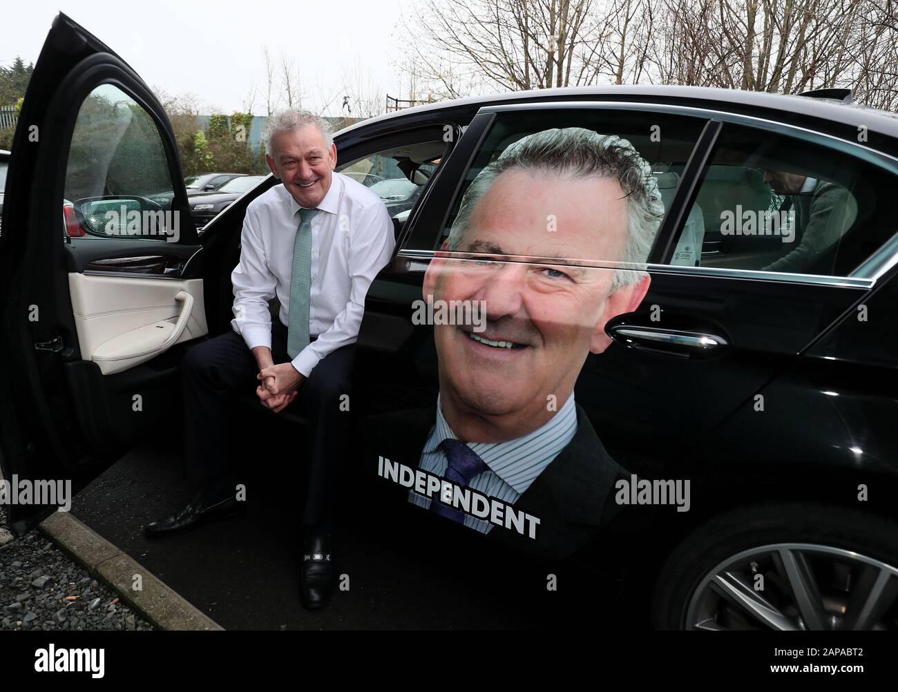 Former presidential candidate Peter Casey arrives to hand in his nomination papers at the offices of the Dublin County Returning Officer in Finglas, Dublin. Casey will run for election against Taoiseach Leo Varadkar in his Dublin West constituency, while also running in Donegal. Stock Photo