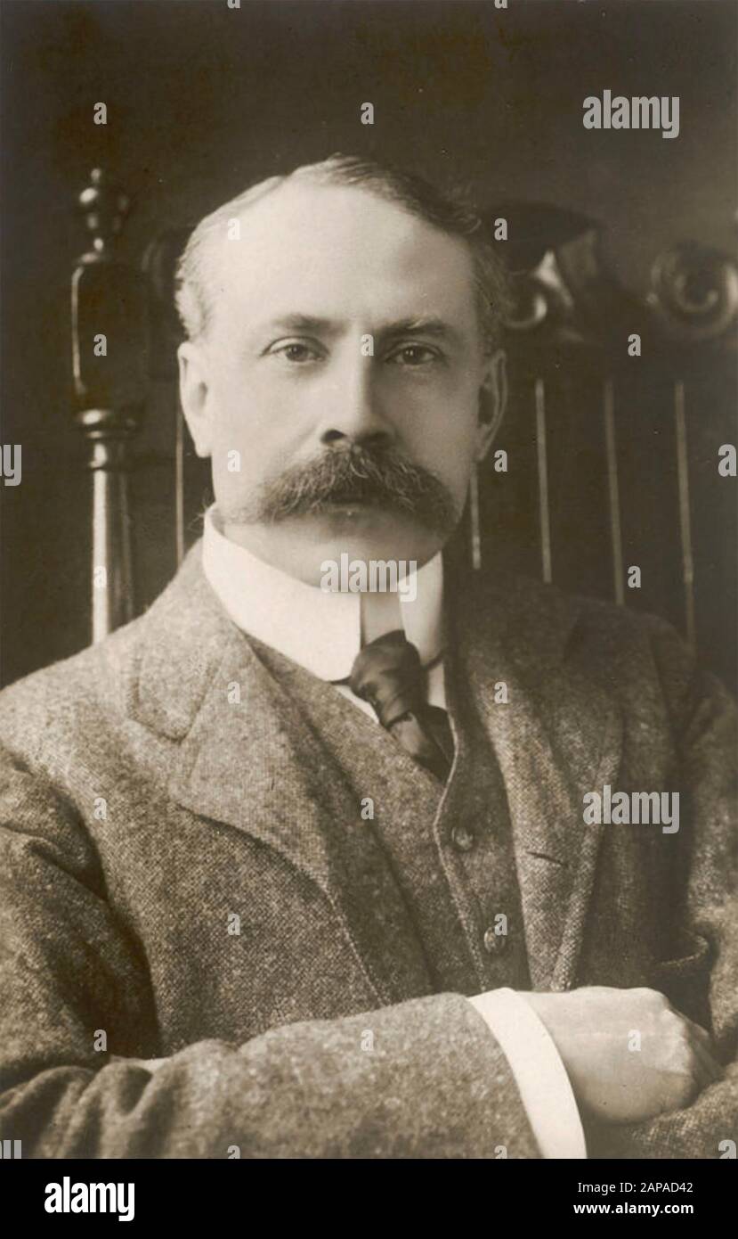 EDWARD ELGAR (1857-1934) English composer about 1900 Stock Photo