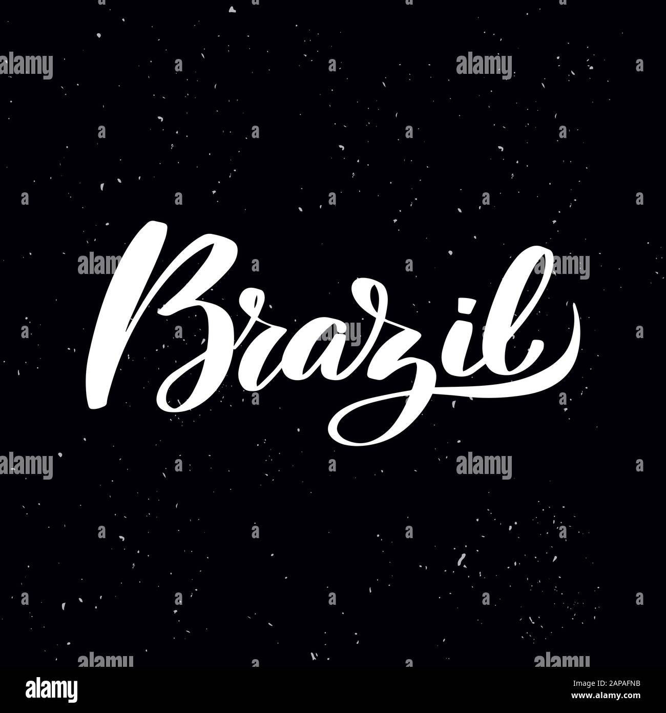 Handwritten calligraphy text, chalk on a blackboard Stock Vector