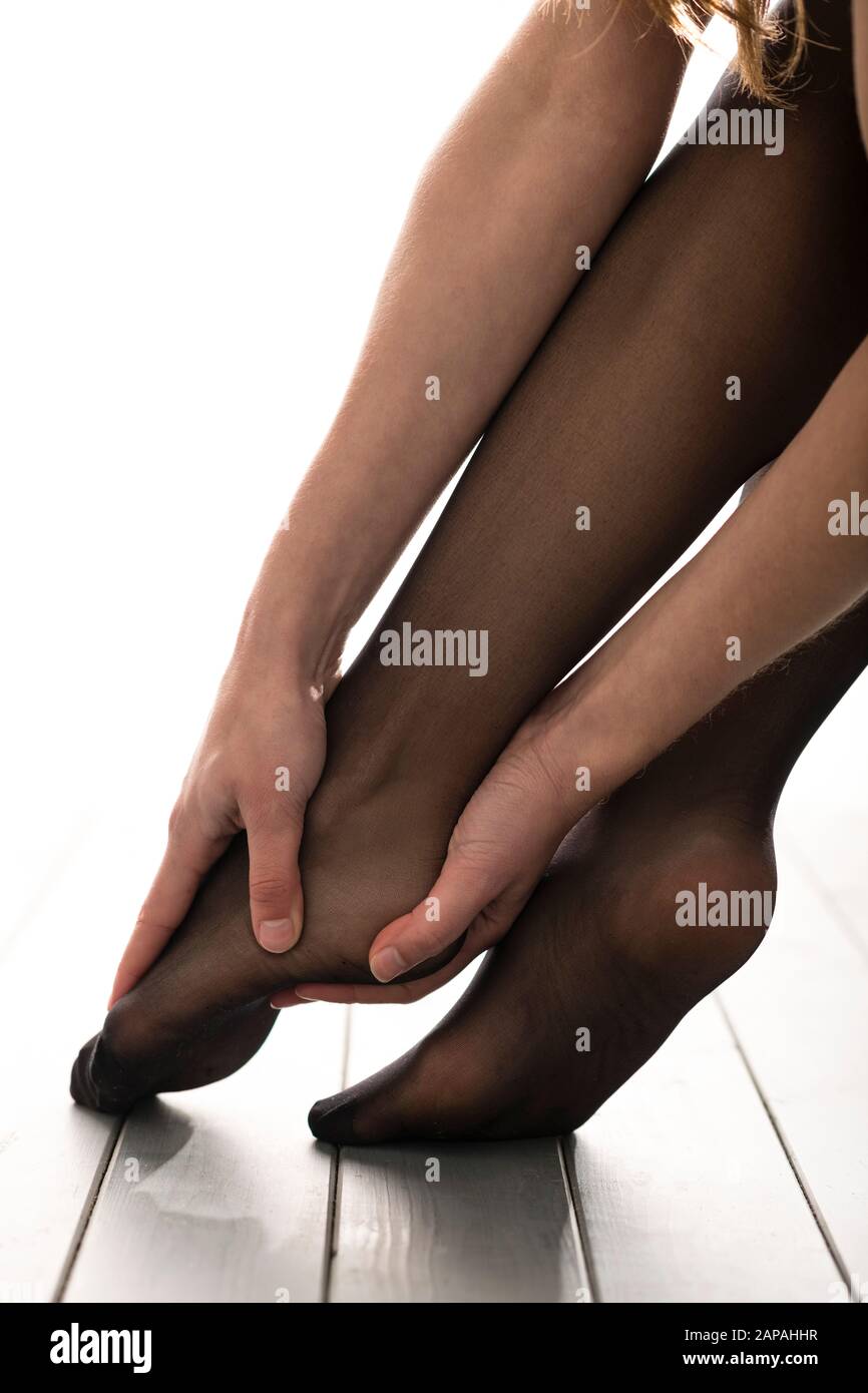 Pantyhose legs hi-res stock photography and images - Page 11 - Alamy