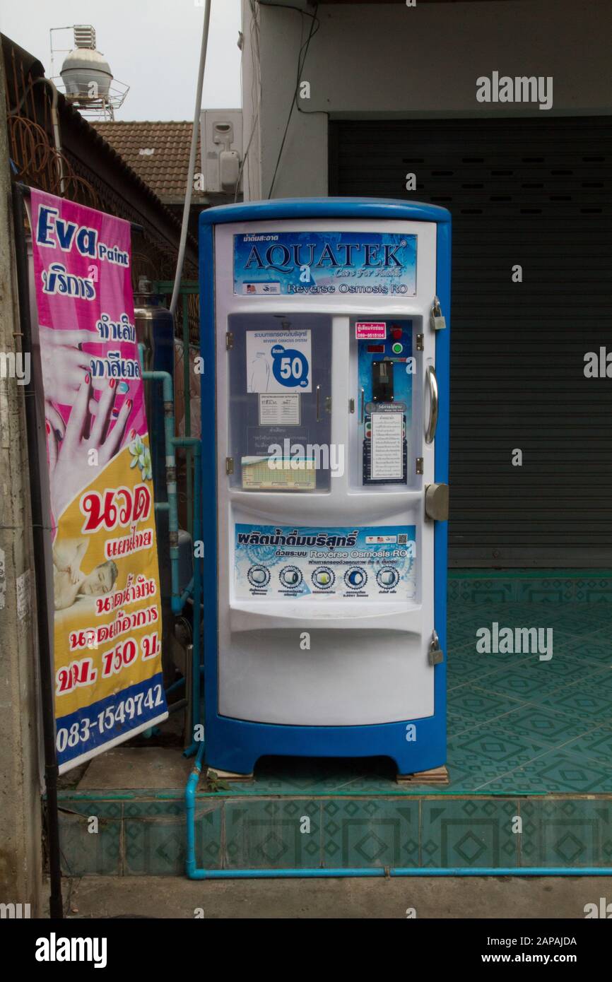 Water dipenser chiangmai street chiang mai thailand thai asia hires