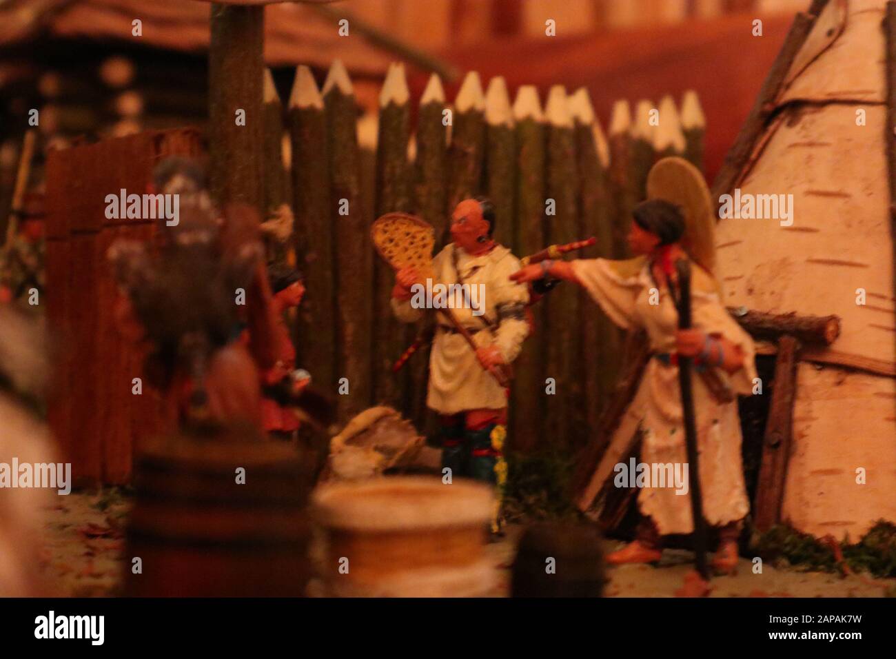 beautiful photo of indian model lovely wild west city Stock Photo