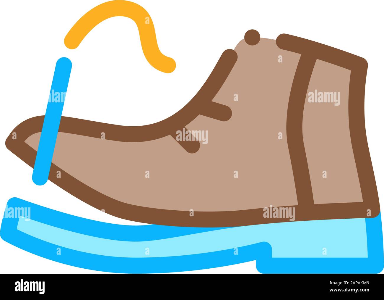 Torn Shoe Thread Icon Vector Outline Illustration Stock Vector Image ...