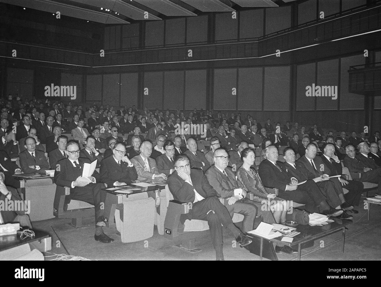 Congress Central Council for Trade Promotion in RAI Amsterdam, Overview Date: December 2, 1971 Location: Amsterdam, Noord-Holland Keywords: congresses Institution name: RAI Stock Photo