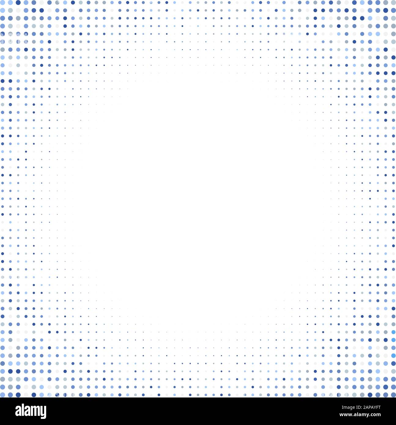 White background with blue dots Stock Vector Image & Art - Alamy