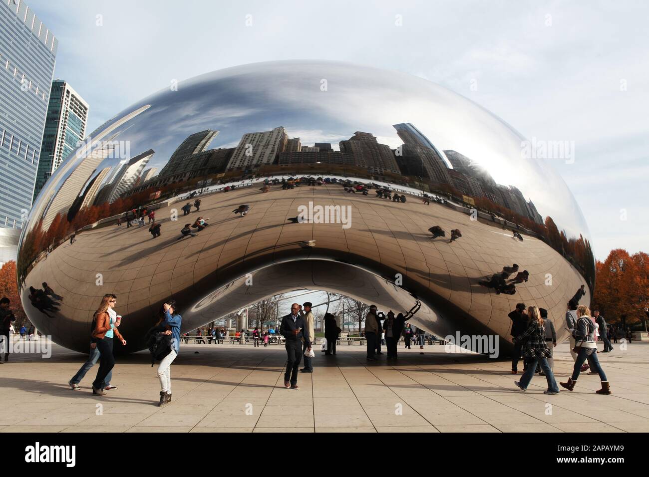 Chicago in 'The Bean' Stock Photo Alamy