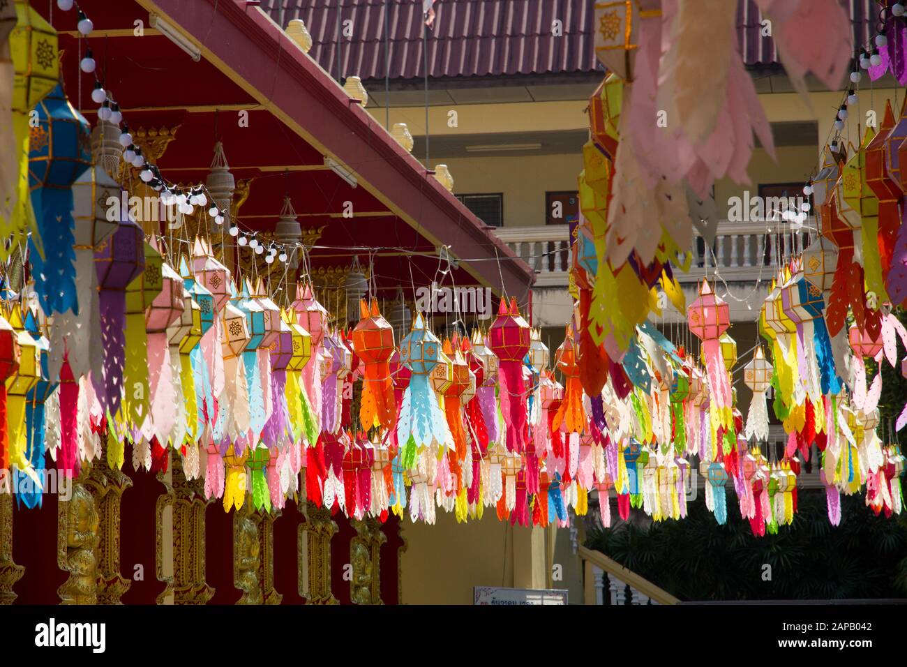 Traditionals paper lanterns, Thailand Stock Photo Alamy