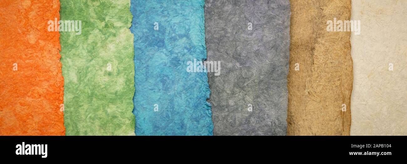 collection of colorful amate bark paper handmade created in Mexico from ...