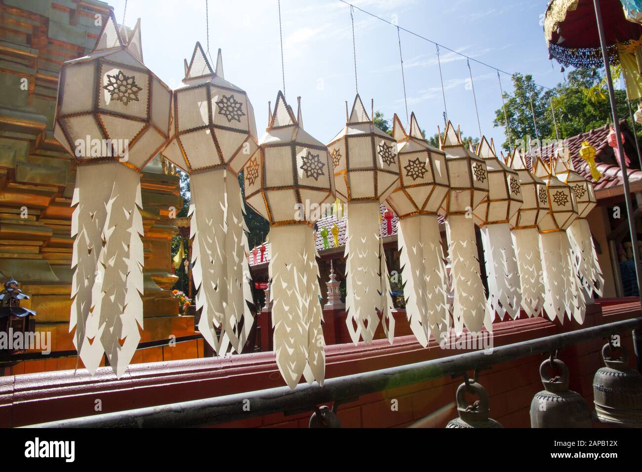 Thailand paper lanterns Stock Photo Alamy