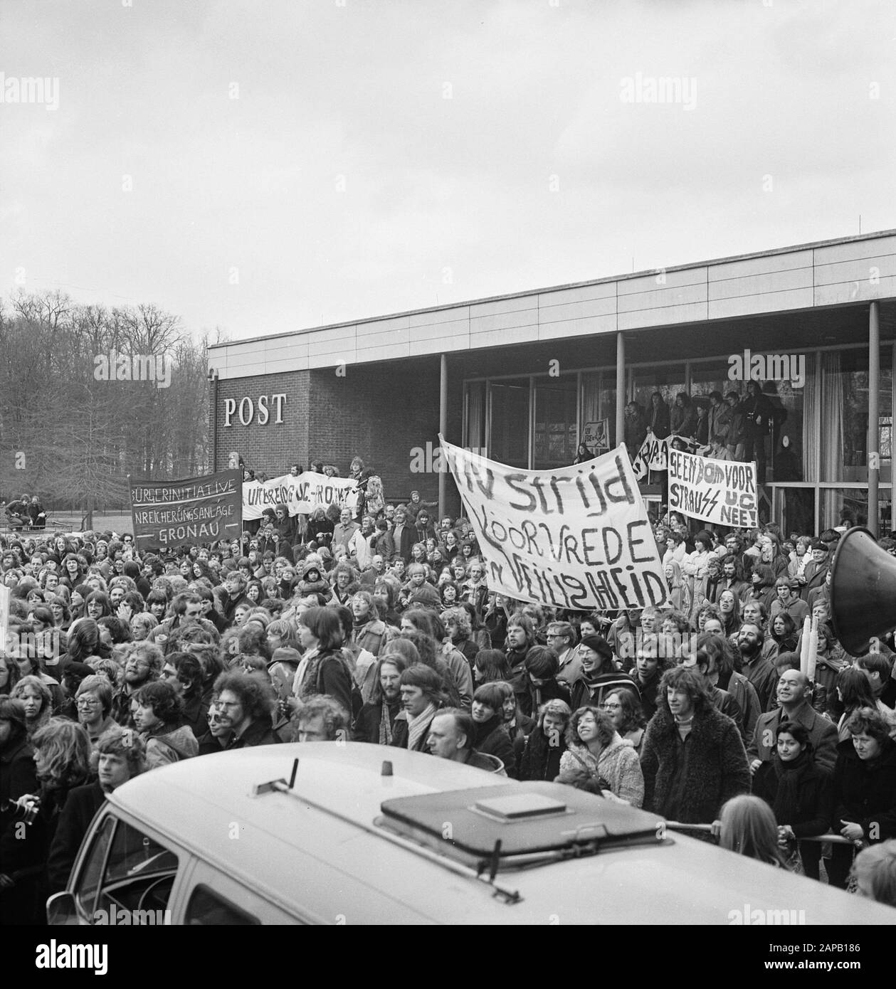 Demonstration against the expansion of Ultra Centrifuge Netherlands
