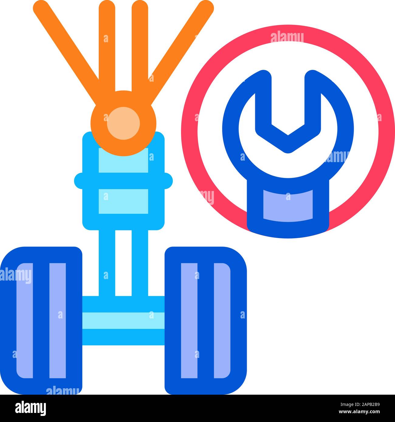 Chassis Wrench Icon Vector Outline Illustration Stock Vector Image & Art Alamy