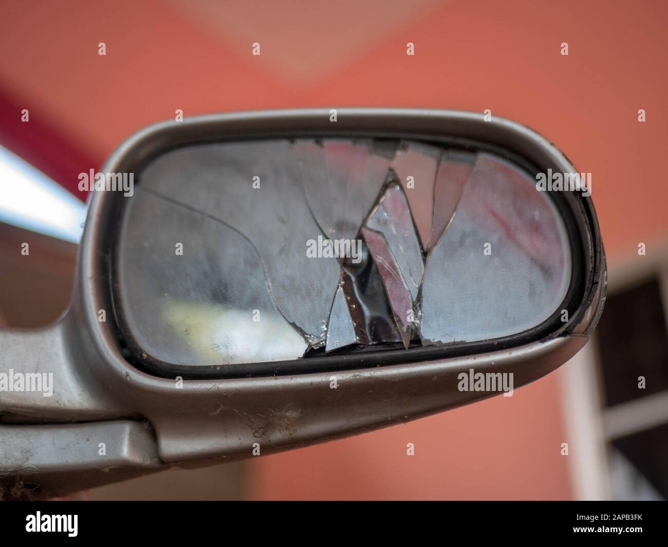 Broken door mirror hires stock photography and images Alamy