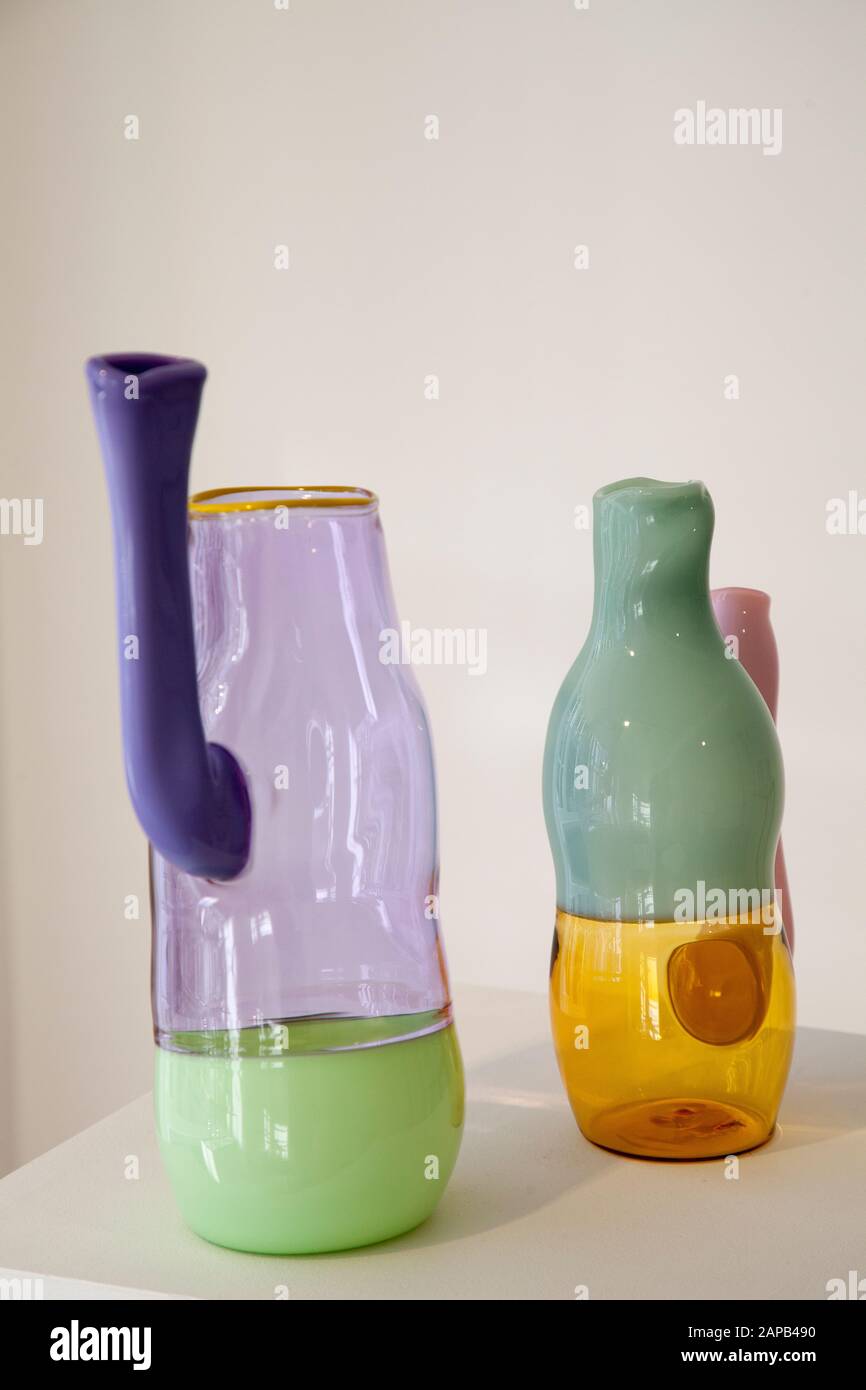 Artwork by Jochen Holz, from exhibition dis/rupt at Make Hauser and Wirth Somerset. Stock Photo