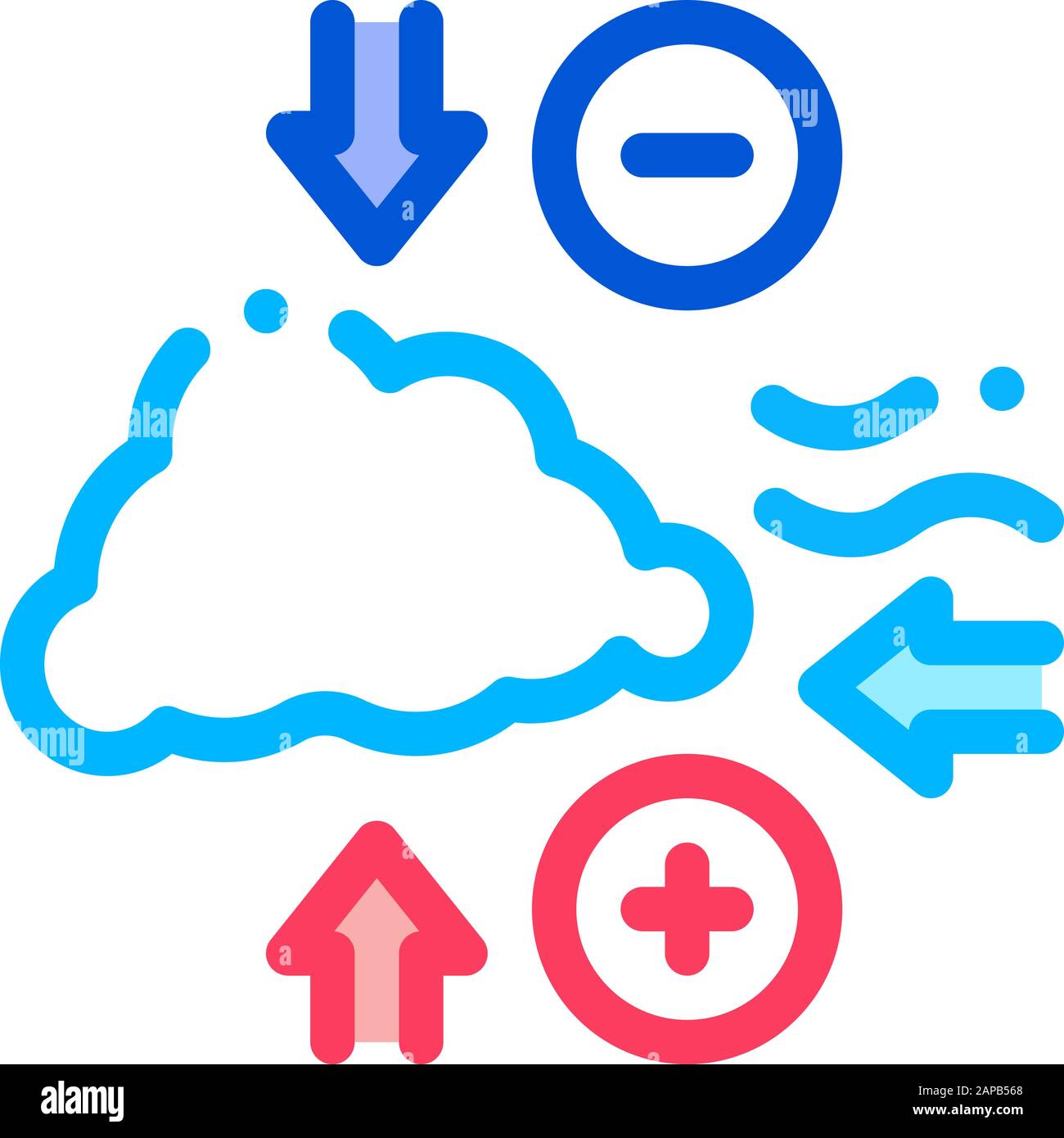 Air Pressure Icon Vector Outline Illustration Stock Vector Image & Art