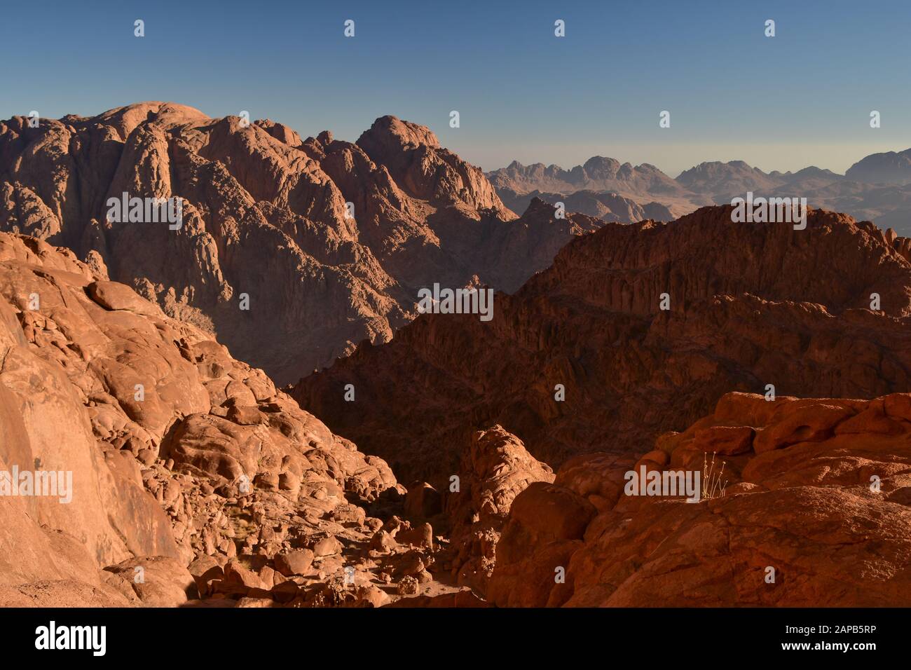 View From Mount Inari A great view from Mount Sinai, Egypt Stock Photo - Alamy