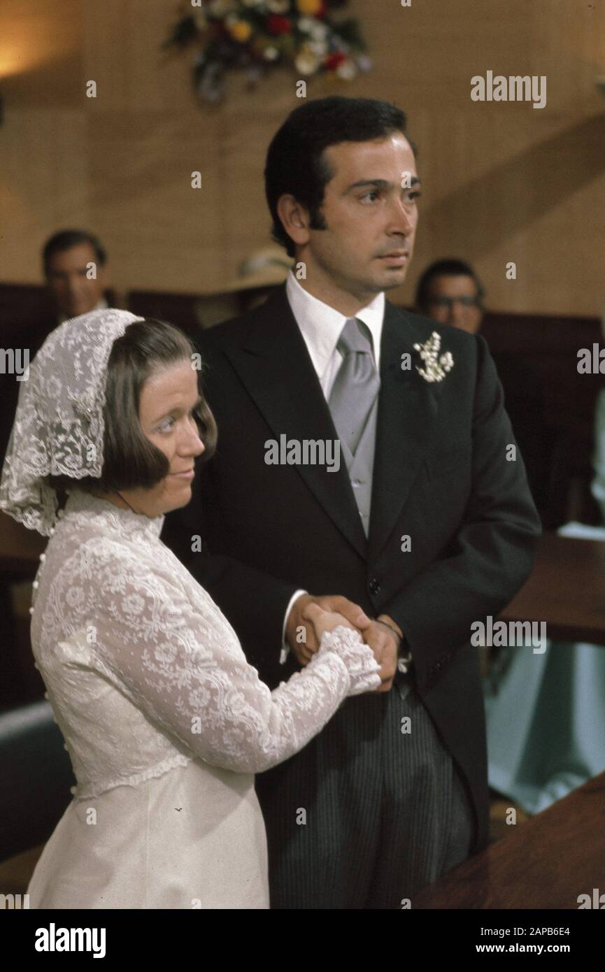 civil marriage Princess Christina and Jorge Guillerm in Town Hall in ...