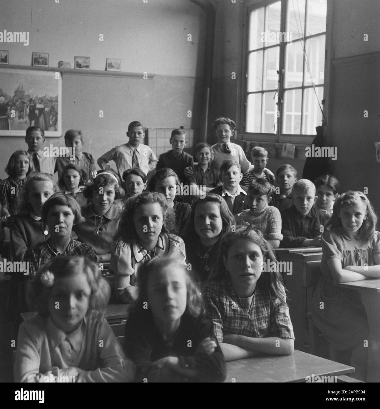 Boerhaaveschool Mauritskade 24 Date: April 12, 1946 Stock Photo - Alamy