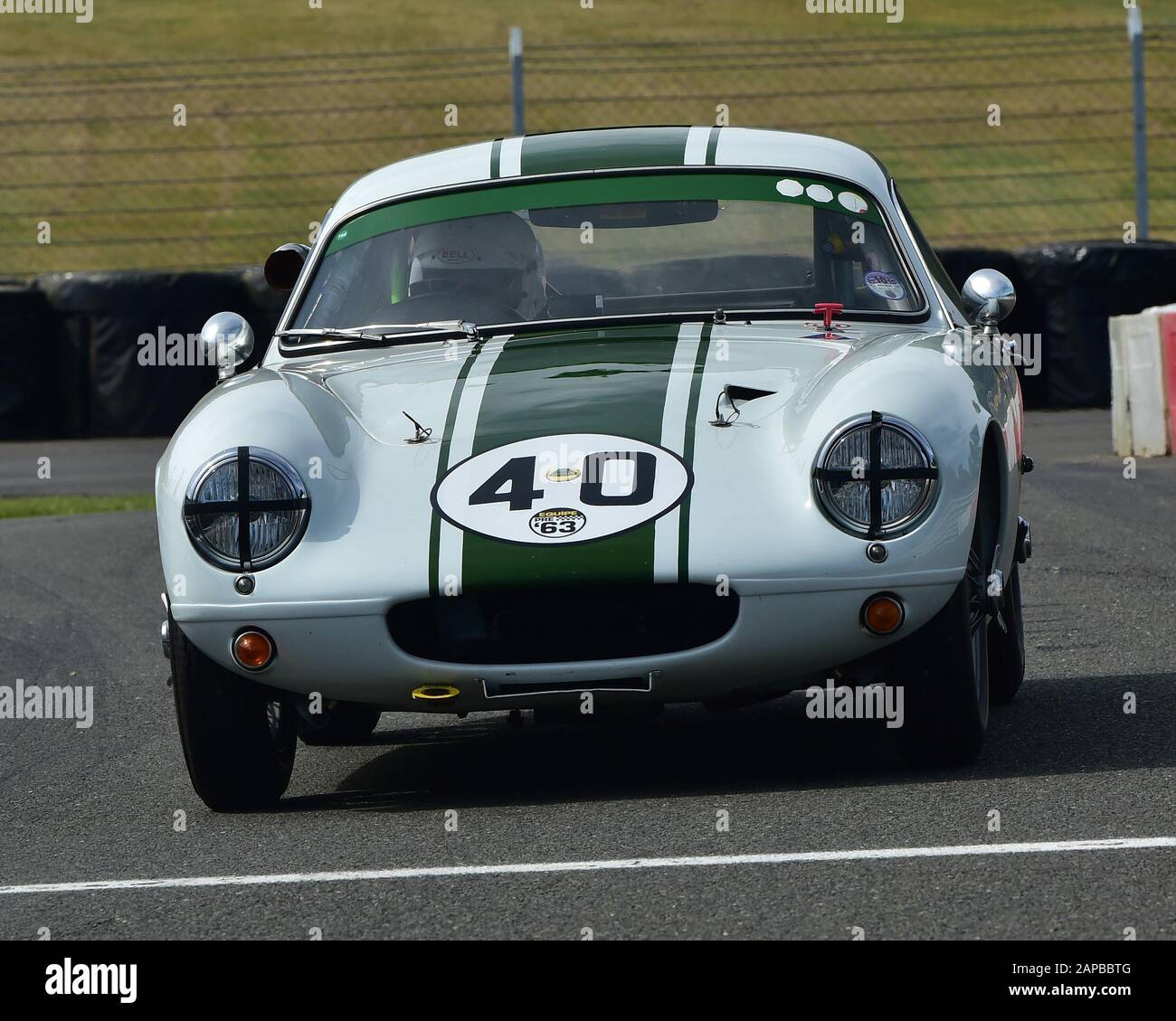 Barry Dye, Lotus Elite, HSCC Historic Road Sports Championship, Production sports and GT cars, 1947 to 1969, HSCC Legends of Brands Hatch Super Prix, Stock Photo